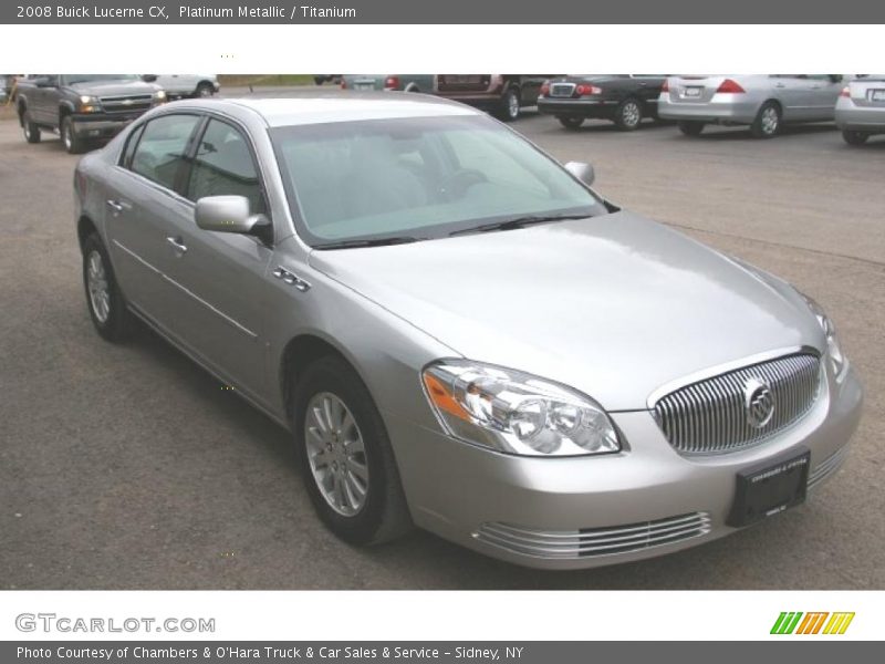 Platinum Metallic / Titanium 2008 Buick Lucerne CX