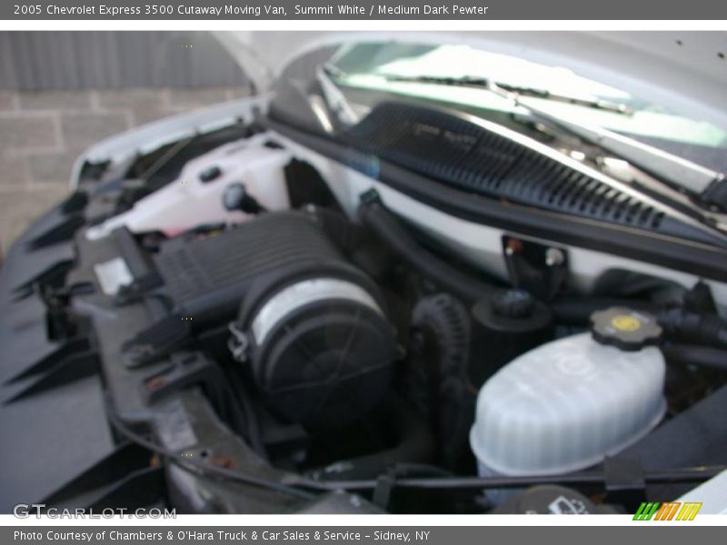 Summit White / Medium Dark Pewter 2005 Chevrolet Express 3500 Cutaway Moving Van