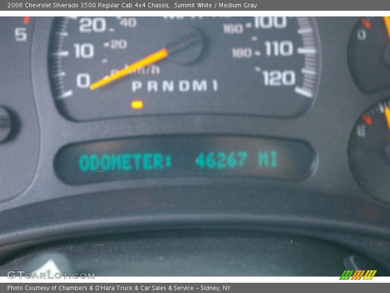 Summit White / Medium Gray 2006 Chevrolet Silverado 3500 Regular Cab 4x4 Chassis
