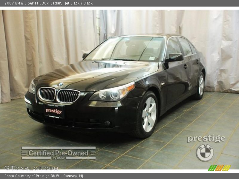 Jet Black / Black 2007 BMW 5 Series 530xi Sedan