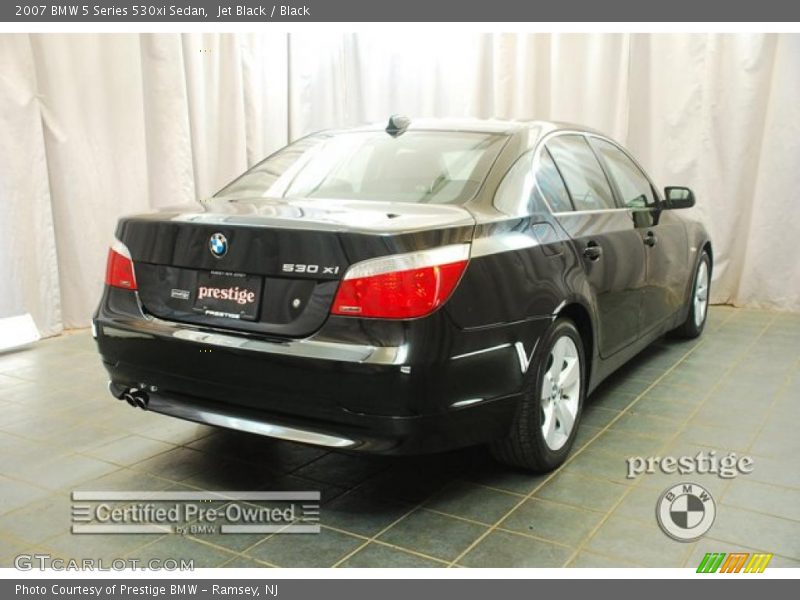Jet Black / Black 2007 BMW 5 Series 530xi Sedan