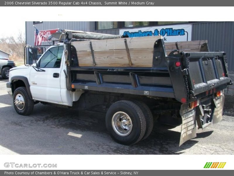 Summit White / Medium Gray 2006 Chevrolet Silverado 3500 Regular Cab 4x4 Chassis