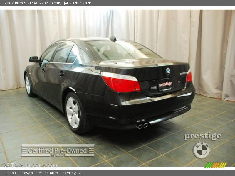 Jet Black / Black 2007 BMW 5 Series 530xi Sedan