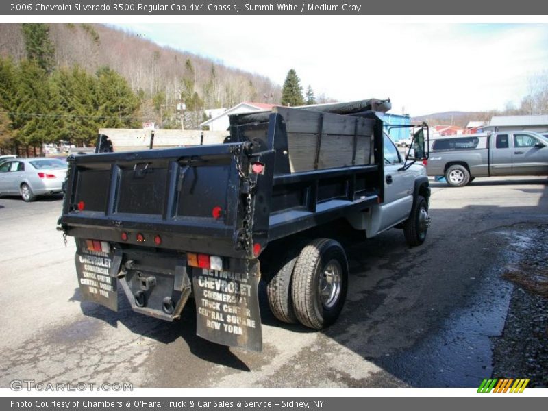 Summit White / Medium Gray 2006 Chevrolet Silverado 3500 Regular Cab 4x4 Chassis