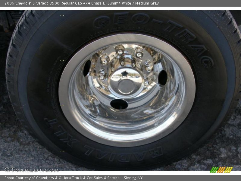Summit White / Medium Gray 2006 Chevrolet Silverado 3500 Regular Cab 4x4 Chassis