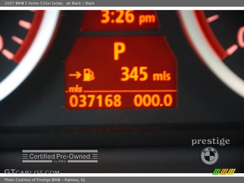 Jet Black / Black 2007 BMW 5 Series 530xi Sedan