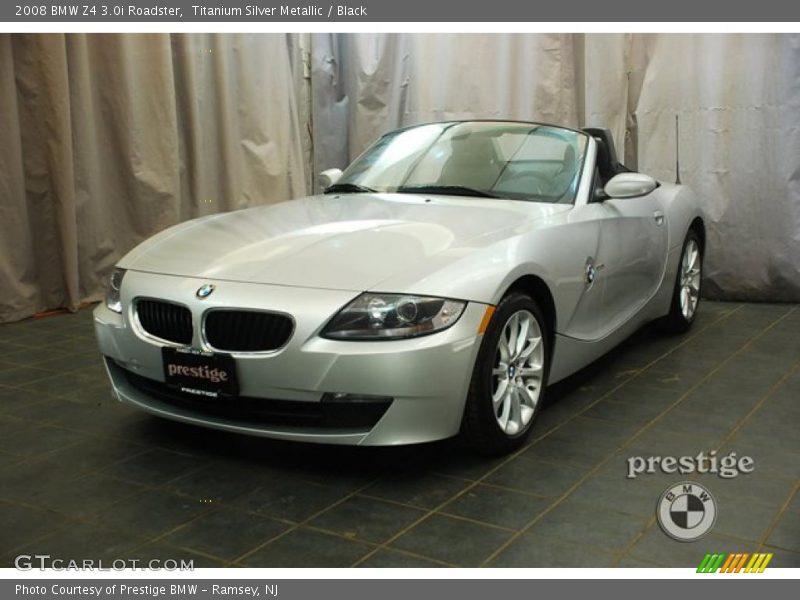 Titanium Silver Metallic / Black 2008 BMW Z4 3.0i Roadster