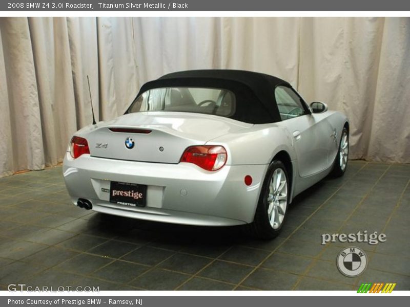 Titanium Silver Metallic / Black 2008 BMW Z4 3.0i Roadster