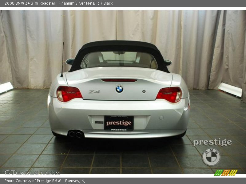 Titanium Silver Metallic / Black 2008 BMW Z4 3.0i Roadster