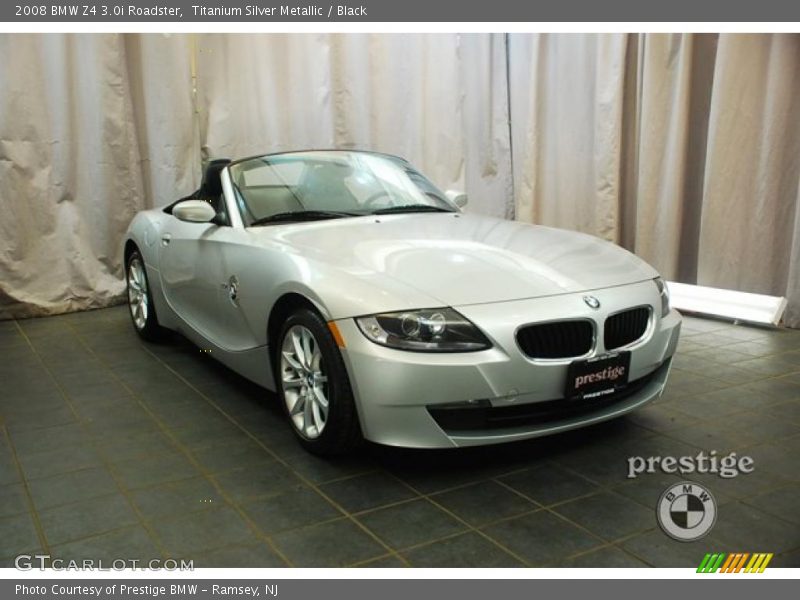 Titanium Silver Metallic / Black 2008 BMW Z4 3.0i Roadster