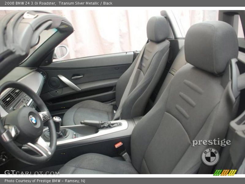 Titanium Silver Metallic / Black 2008 BMW Z4 3.0i Roadster
