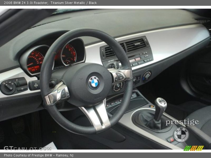 Titanium Silver Metallic / Black 2008 BMW Z4 3.0i Roadster