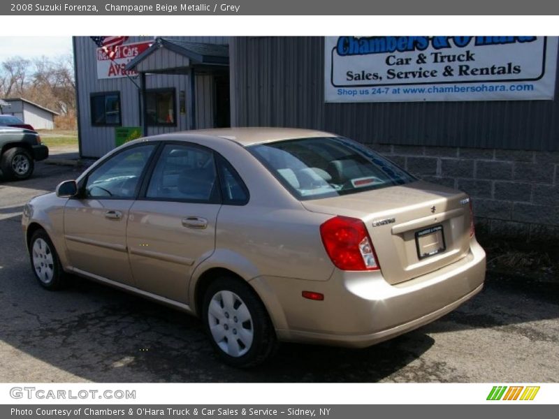 Champagne Beige Metallic / Grey 2008 Suzuki Forenza