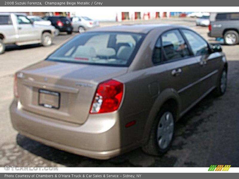 Champagne Beige Metallic / Grey 2008 Suzuki Forenza