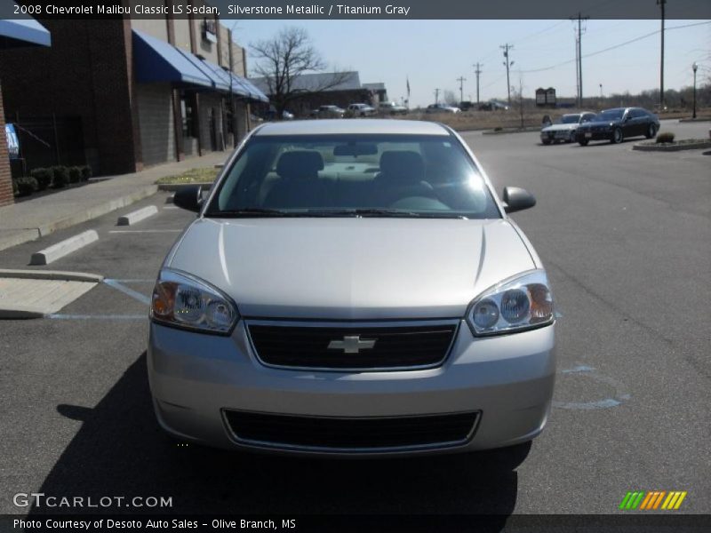 Silverstone Metallic / Titanium Gray 2008 Chevrolet Malibu Classic LS Sedan