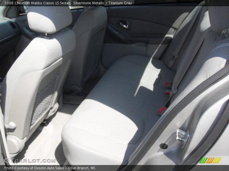 Silverstone Metallic / Titanium Gray 2008 Chevrolet Malibu Classic LS Sedan