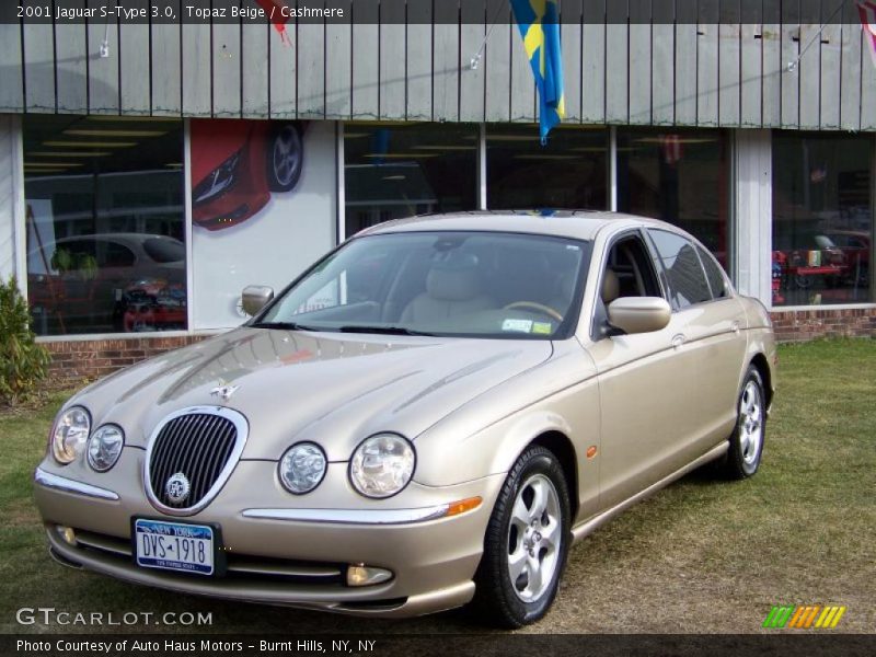 Topaz Beige / Cashmere 2001 Jaguar S-Type 3.0