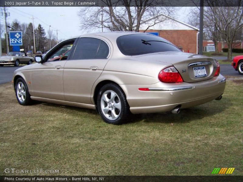 Topaz Beige / Cashmere 2001 Jaguar S-Type 3.0