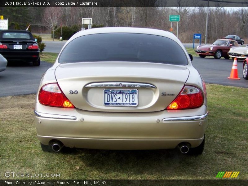 Topaz Beige / Cashmere 2001 Jaguar S-Type 3.0