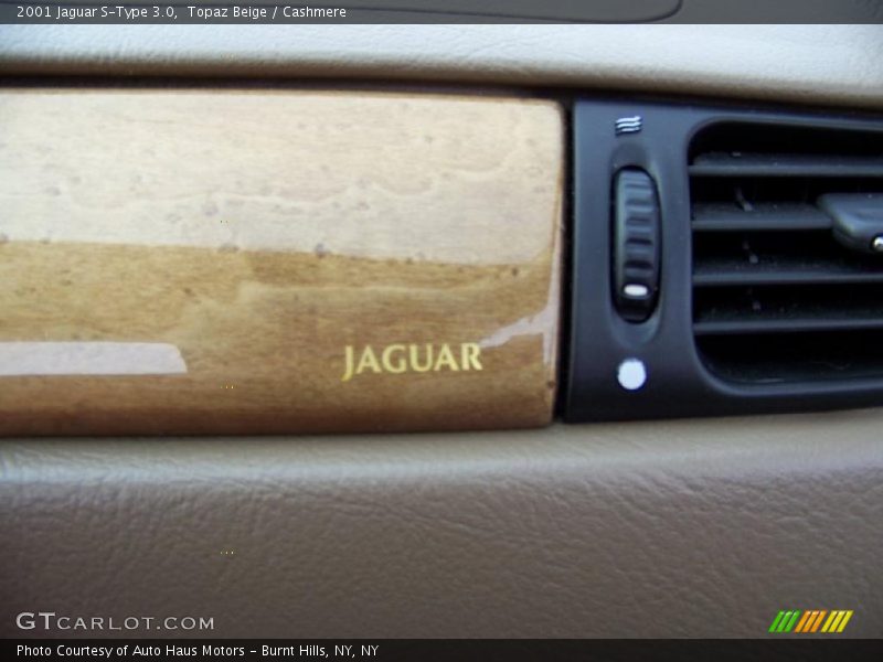 Topaz Beige / Cashmere 2001 Jaguar S-Type 3.0