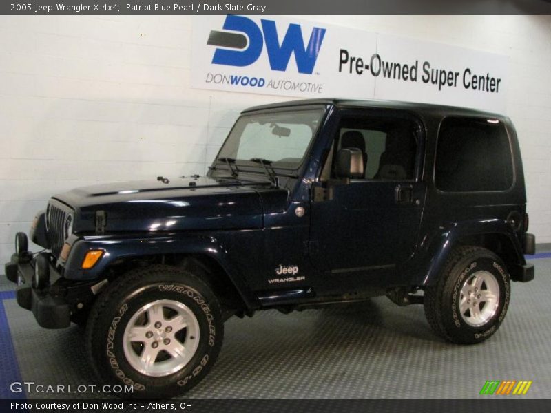 Patriot Blue Pearl / Dark Slate Gray 2005 Jeep Wrangler X 4x4