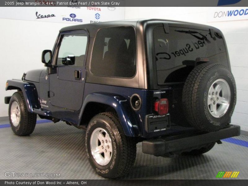 Patriot Blue Pearl / Dark Slate Gray 2005 Jeep Wrangler X 4x4