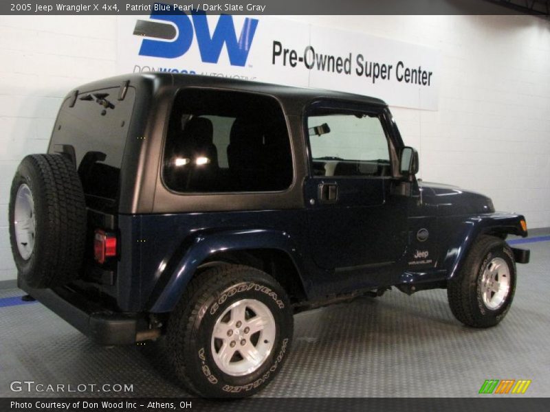 Patriot Blue Pearl / Dark Slate Gray 2005 Jeep Wrangler X 4x4