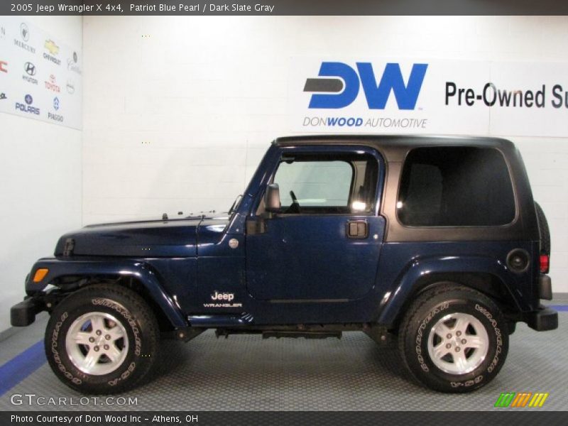 Patriot Blue Pearl / Dark Slate Gray 2005 Jeep Wrangler X 4x4