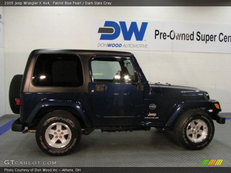 Patriot Blue Pearl / Dark Slate Gray 2005 Jeep Wrangler X 4x4