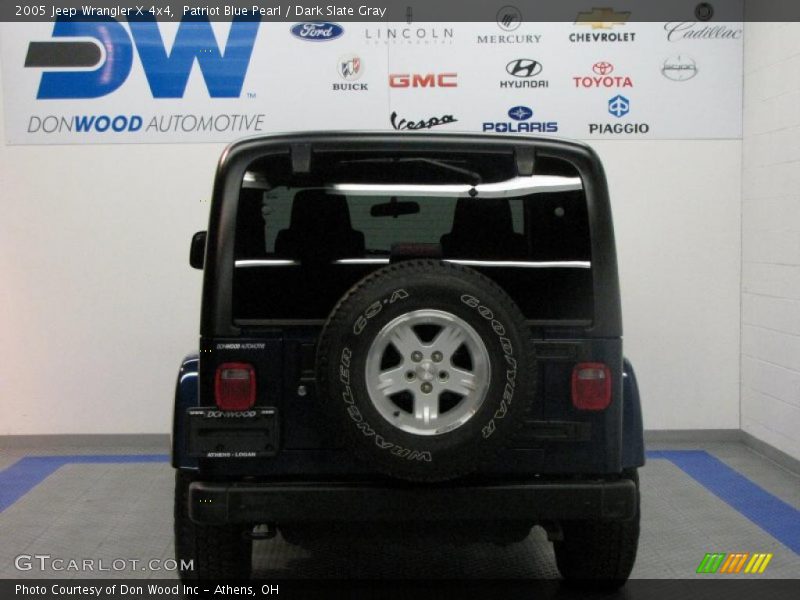 Patriot Blue Pearl / Dark Slate Gray 2005 Jeep Wrangler X 4x4