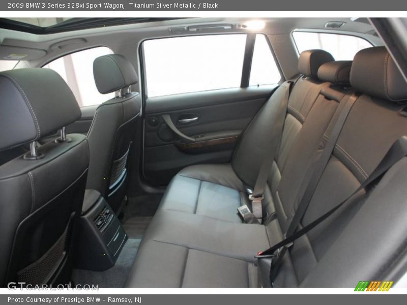 Titanium Silver Metallic / Black 2009 BMW 3 Series 328xi Sport Wagon