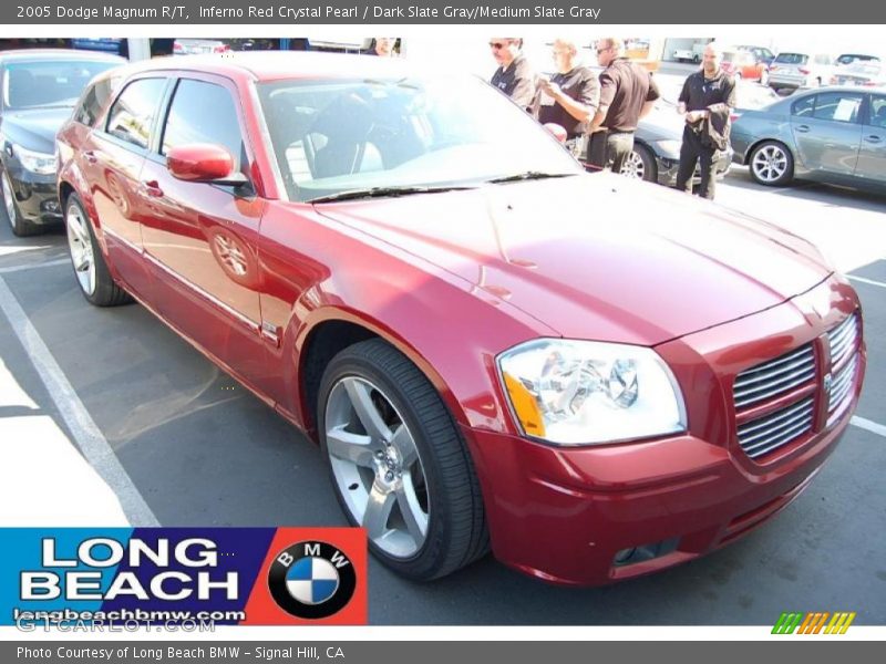 Inferno Red Crystal Pearl / Dark Slate Gray/Medium Slate Gray 2005 Dodge Magnum R/T