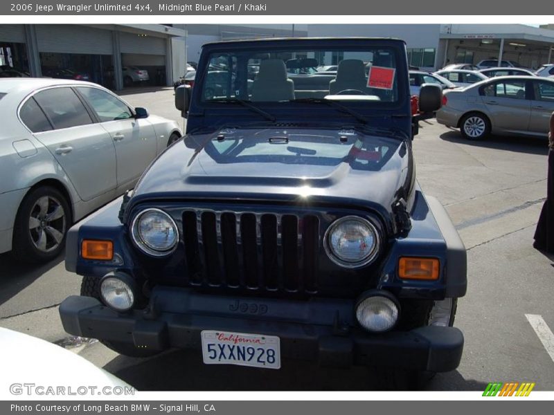 Midnight Blue Pearl / Khaki 2006 Jeep Wrangler Unlimited 4x4