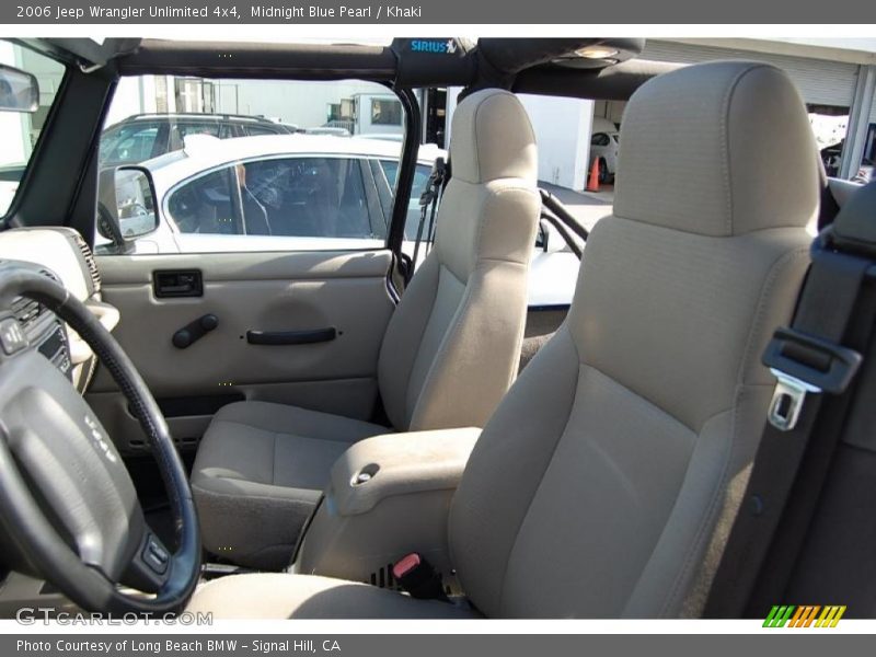 Midnight Blue Pearl / Khaki 2006 Jeep Wrangler Unlimited 4x4