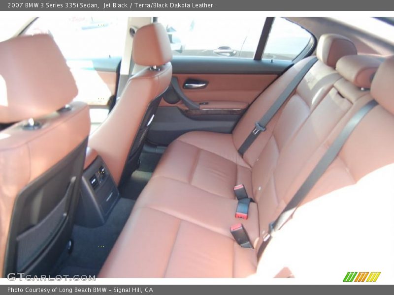 Jet Black / Terra/Black Dakota Leather 2007 BMW 3 Series 335i Sedan