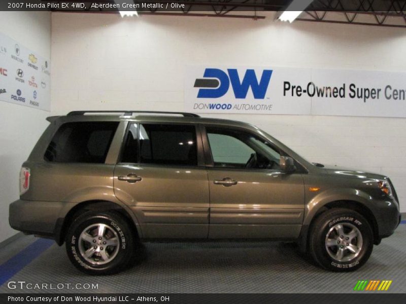 Aberdeen Green Metallic / Olive 2007 Honda Pilot EX 4WD