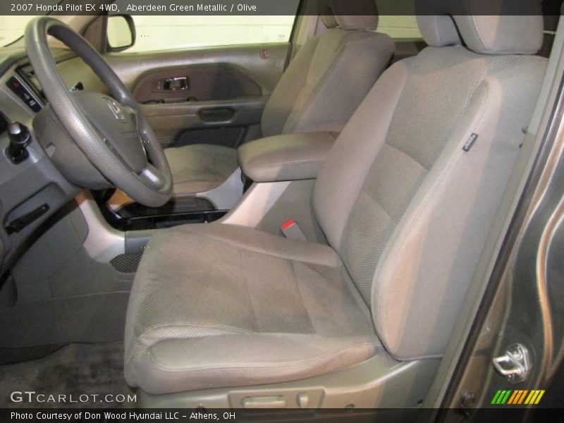 Aberdeen Green Metallic / Olive 2007 Honda Pilot EX 4WD