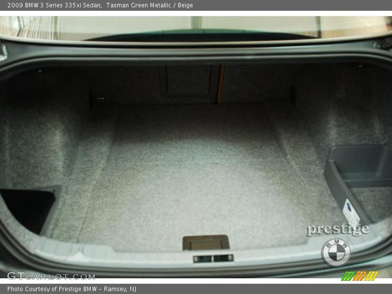 Tasman Green Metallic / Beige 2009 BMW 3 Series 335xi Sedan