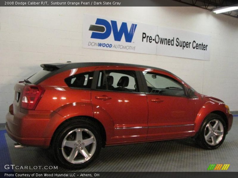 Sunburst Orange Pearl / Dark Slate Gray 2008 Dodge Caliber R/T