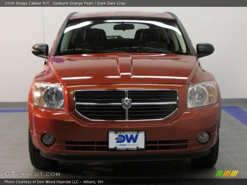 Sunburst Orange Pearl / Dark Slate Gray 2008 Dodge Caliber R/T