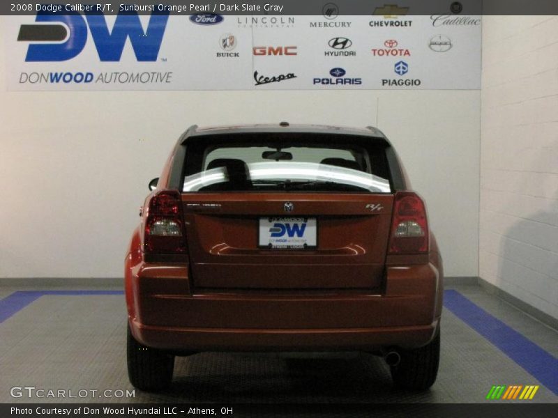 Sunburst Orange Pearl / Dark Slate Gray 2008 Dodge Caliber R/T
