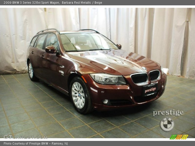 Barbara Red Metallic / Beige 2009 BMW 3 Series 328xi Sport Wagon