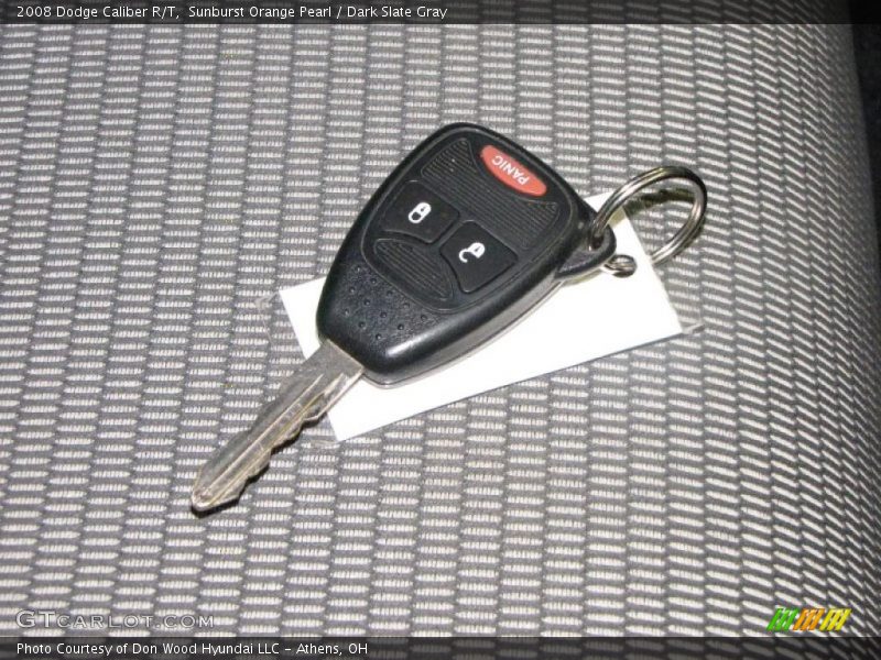 Sunburst Orange Pearl / Dark Slate Gray 2008 Dodge Caliber R/T