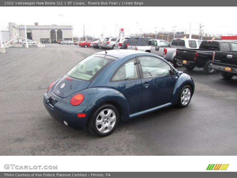 Riviera Blue Pearl / Cream Beige 2002 Volkswagen New Beetle GLS 1.8T Coupe