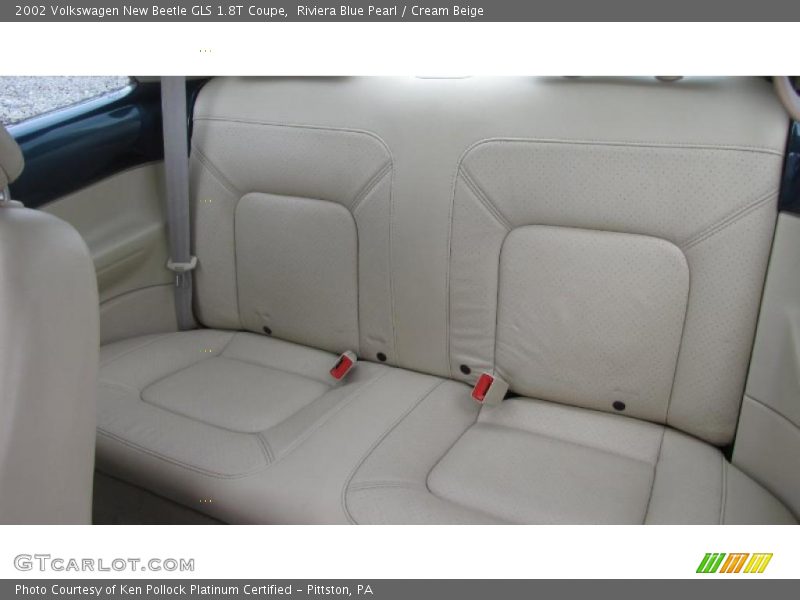 Riviera Blue Pearl / Cream Beige 2002 Volkswagen New Beetle GLS 1.8T Coupe