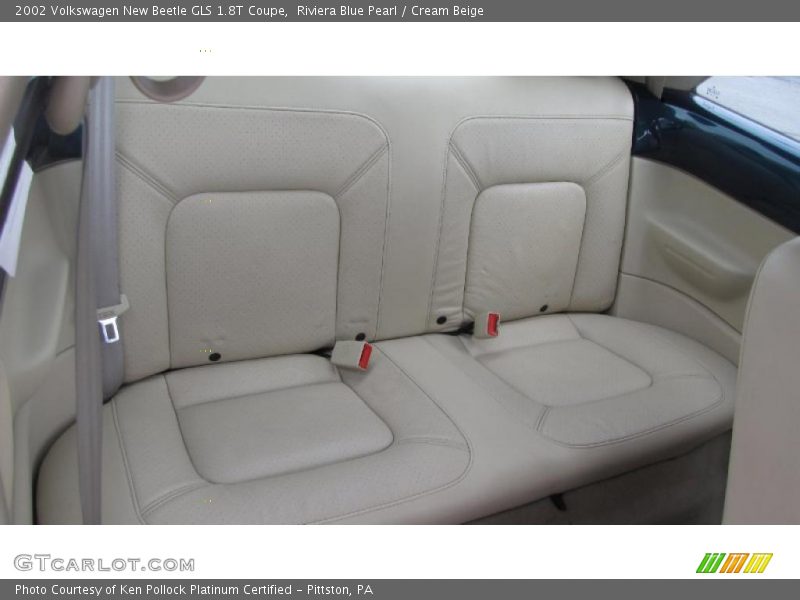 Riviera Blue Pearl / Cream Beige 2002 Volkswagen New Beetle GLS 1.8T Coupe