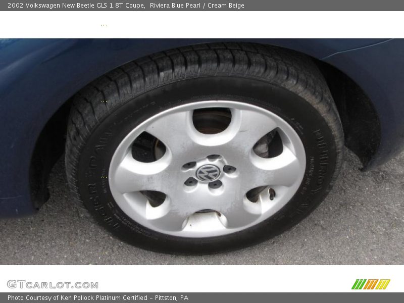 Riviera Blue Pearl / Cream Beige 2002 Volkswagen New Beetle GLS 1.8T Coupe