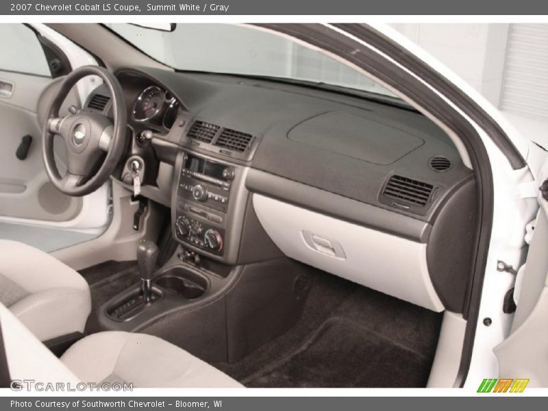 Summit White / Gray 2007 Chevrolet Cobalt LS Coupe