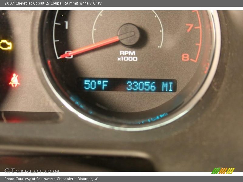 Summit White / Gray 2007 Chevrolet Cobalt LS Coupe