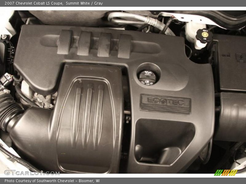 Summit White / Gray 2007 Chevrolet Cobalt LS Coupe